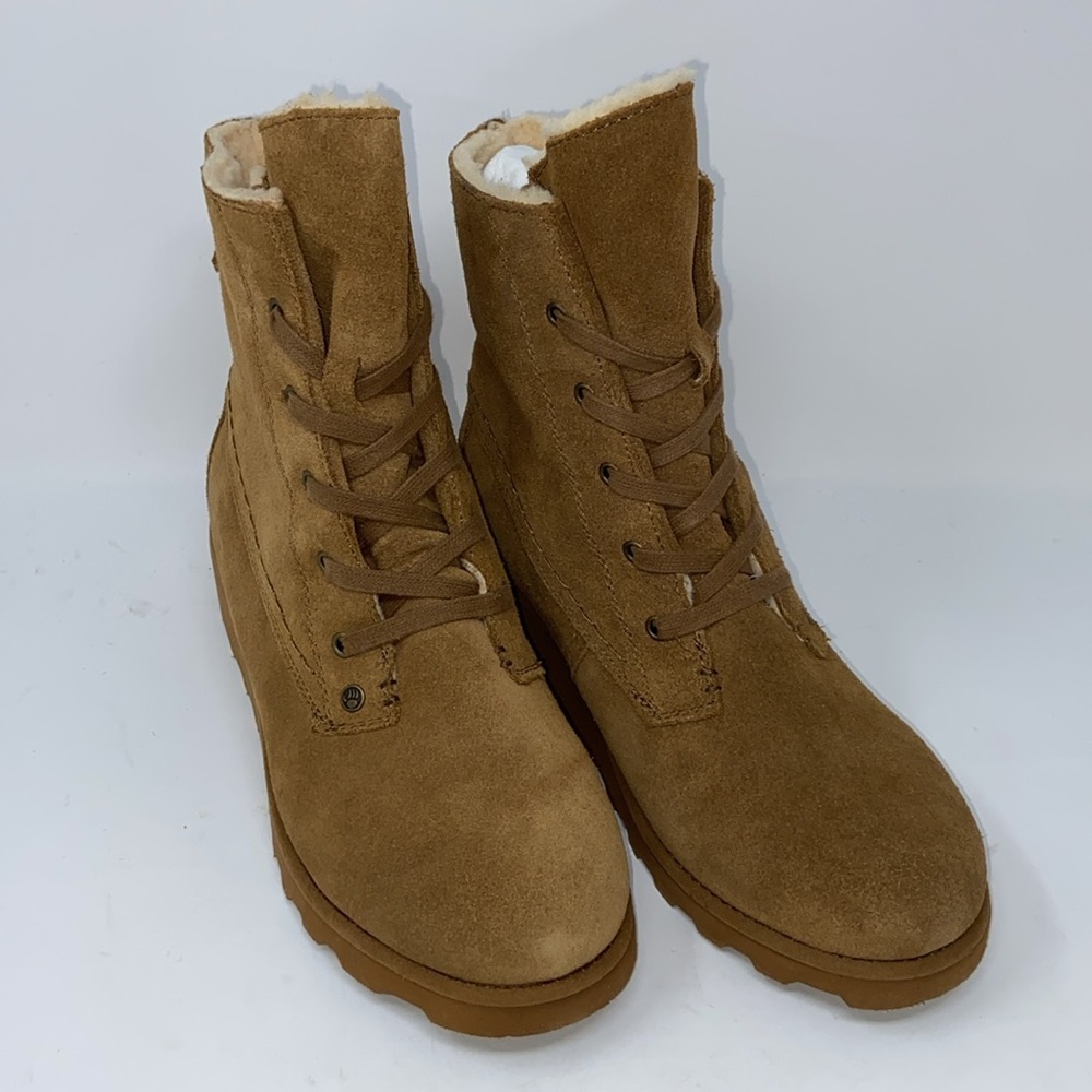 NWT BEARPAW “Krista” Hickory II Wool Lined Lace-Up Boots, size 9! - Picture 16 of 16